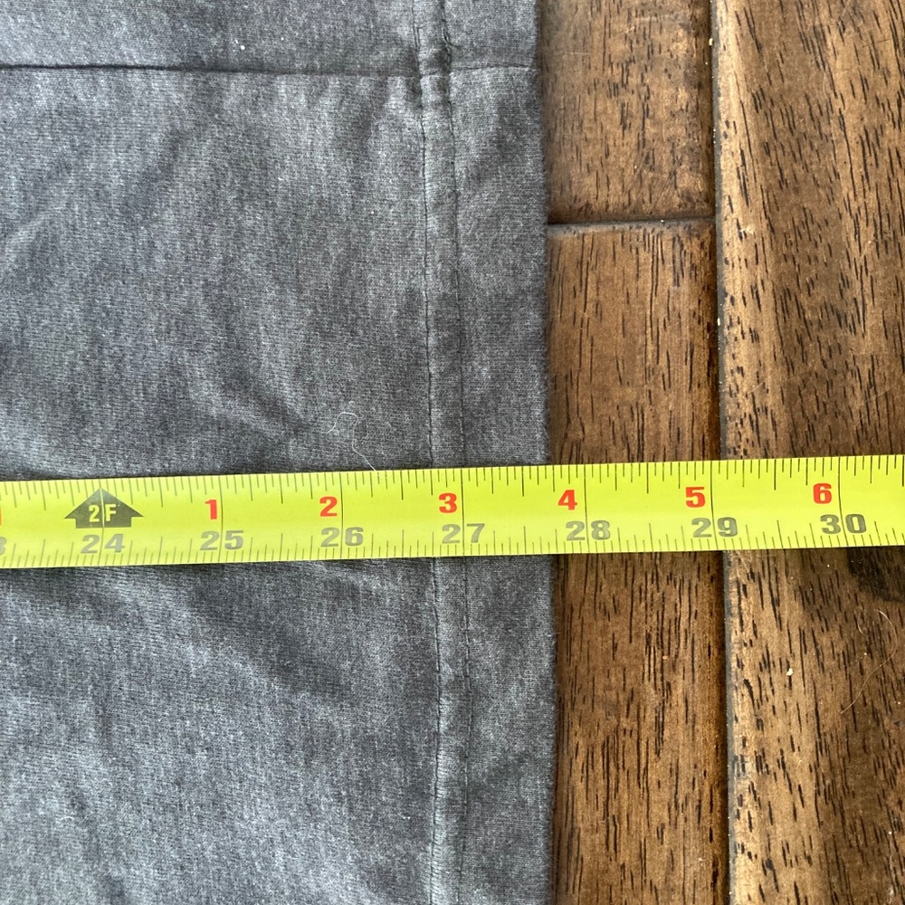 Taco Bell Employee Uniform T-Shirt Medium Gray Orange Trim - Picture 5 of 7